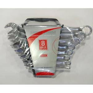 8Pc Combination Spanner Wrench Set