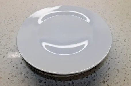 White Porcelain Plates Set of 4