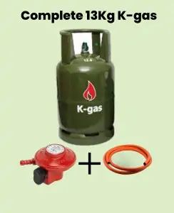 Order K-Gas 13kg with Original Regulator & New Pipe - Enjoy Free Delivery in Mombasa, Tudor, Mvita