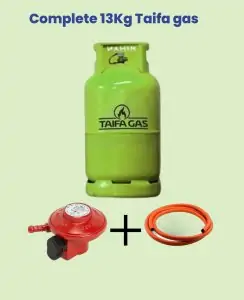 Taifa Gas Complete 13kg Set | Original Regulator & New Pipe - Free Delivery in Mombasa, Tudor, Mvita