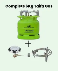 Taifa Gas Complete 6kg with Original Burner and New Grill with Free Home Delivery in Mombasa Town, and Tudor, Mvita area