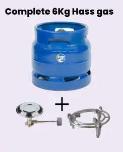 Hashi Gas Complete 6kg with Original Burner and New Grill with Free Home Delivery in Mombasa Town, and Tudor, Mvita area