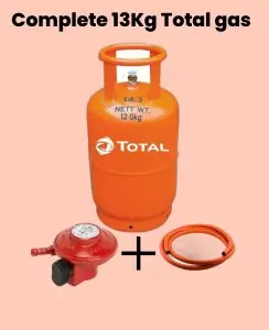 Total Gas 13kg + Regulator & 2m Tube | Miritini Free Delivery