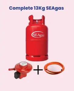 Seagas 13kg Full Kit with Regulator & Tube | Free Delivery Miritini