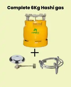 Hashi Gas Complete 6kg Set - Original Burner & Grill | Free Delivery in Miritini