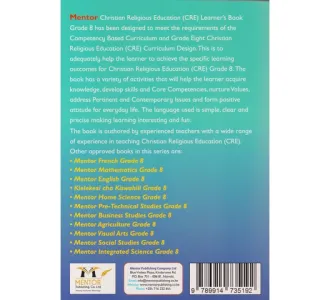 Mentor CRE Grade 8 (Approved) - CBC Books