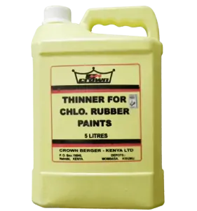 5L Crown Chlorinated Rubber Paint Thinner: Durable, Chemical-Resistant Finish (Mombasa, Kenya)