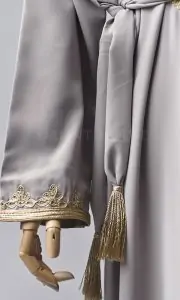 Long Sleeves Adorned with Intricate Embroidery