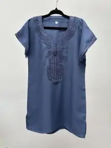 Steel Blue Boys Luxe Kandora