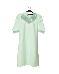 Tiffany Blue Ombre Muslim Girl Dress