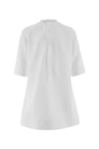 White Arabic Emirati Kandoora for Babies (0-24 Months)
